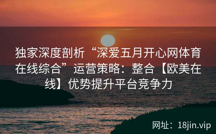 独家深度剖析“深爱五月开心网体育在线综合”运营策略：整合【欧美在线】优势提升平台竞争力